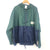 Walt Disney World Windbreaker Rain Jacket Hoodie Blue & Green