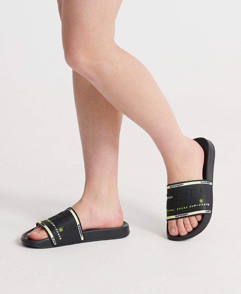 Superdry Women's City Neon Pool Slides